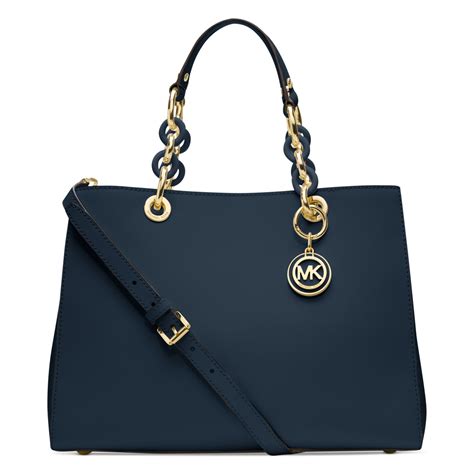 michael michael kors cynthia medium satchel pale blue|Michael Kors Cynthia Medium Saffiano Leather Satchel Shoulder .